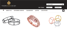 Tablet Screenshot of goldenstoneinc.com